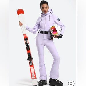 Women's Purple Ski Jumpsuit